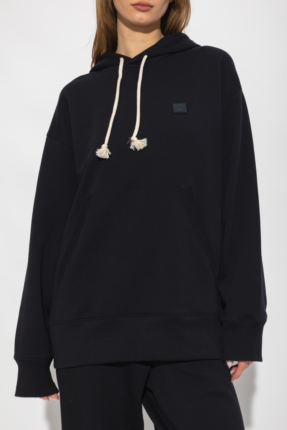 Acne studios cropped hoodie online